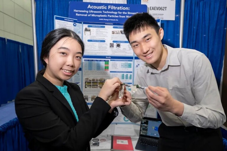 Justin-Huang-and-Victoria-Ou with their invention